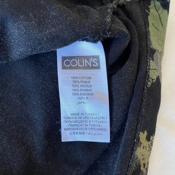 Colin's Men's Green Forest Print Polo Shirt Size Small - Picture 6 of 10